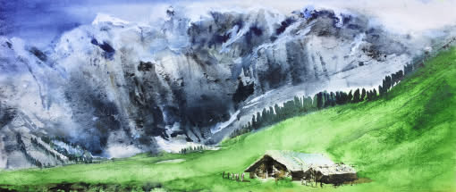 Das atmosphärische Aquarell