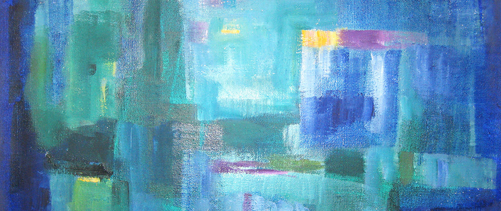 blaue Variation